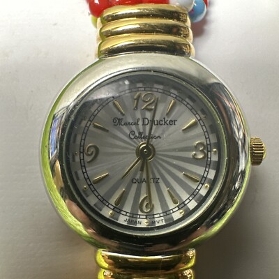 Marcel Drucker Watch Ladies Seed Bead Multicoloured New In  display picture 1