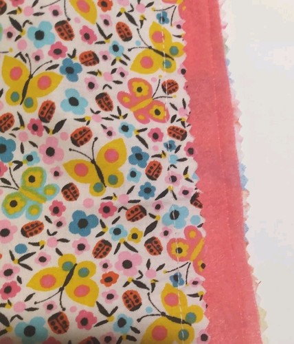Handmade Girls Kids Pink Patchwork Fleece Scarf Heart Applique 7" x 60" - Picture 10 of 13