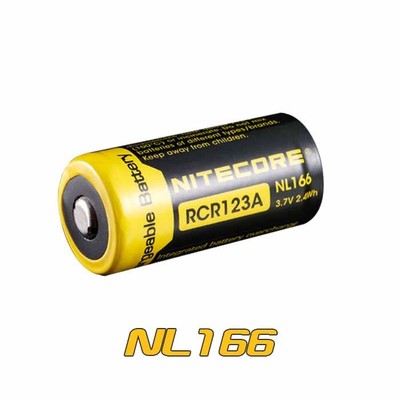 Аккумулятор nitecore nl166 rcr123