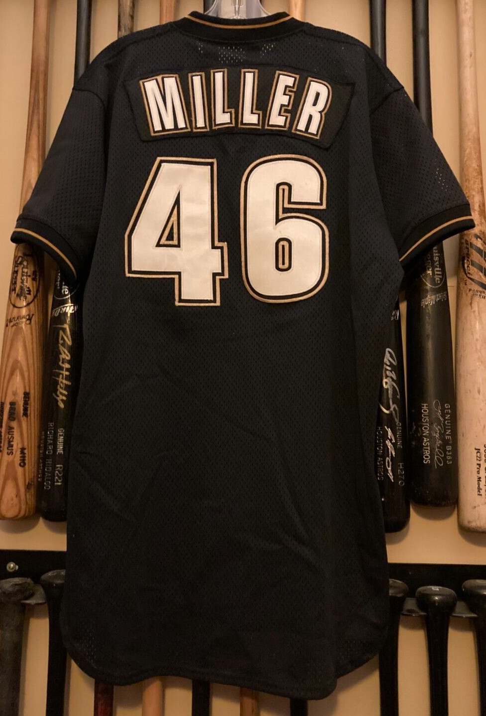Trevor Miller - 1998 Houston Astros Game Used Blue BP Mesh Jersey