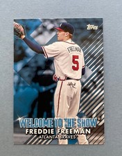 2022 Topps Series 1 Baseball Freddie Freeman Blue Welcome To The Show #WTTS-15