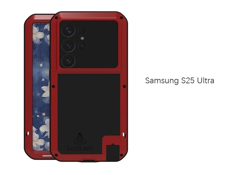 LOVE MEI 防震坚固金属装甲保护壳 适用于三星 S25 Ultra S24 S23 FE S22 - 第 19 张/共 29 张