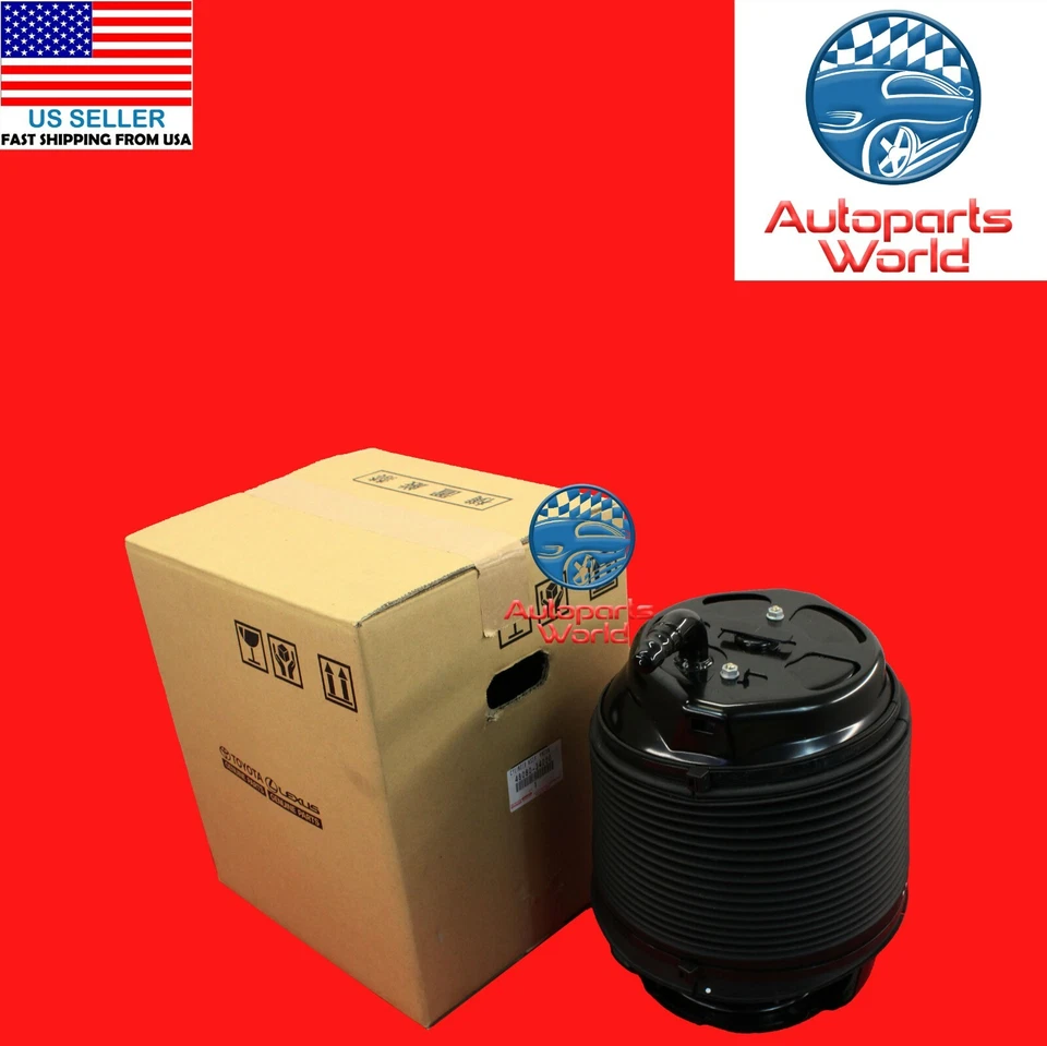 NUEVO JUEGO DE CILINDROS NEUMÁTICOS TRASEROS DERECHO E IZQUIERDO SEQUOIA TOYOTA 08-22 GENUINO OEM Foto 2 de 4