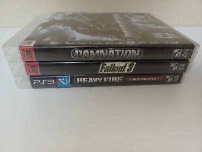 PS3 Game Bundle - Damnation, Fallout 3, Heavy Fire Afghanistan All CIB