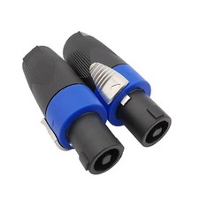 2 Pz. Connettore di potenza spina SPEAKON 4 POLI casse audio PARI NEUTRIK NL4FX