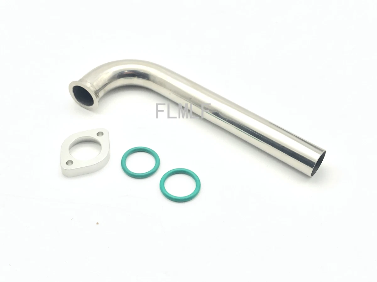 Metal RC Boat Exhaust Pipe Header 90 Degree Fit 26CC 27.5CC 29CC QJ Zenoah