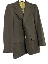 Vintage 1970’s Brown Blazer by Curlee Men’s Shop
