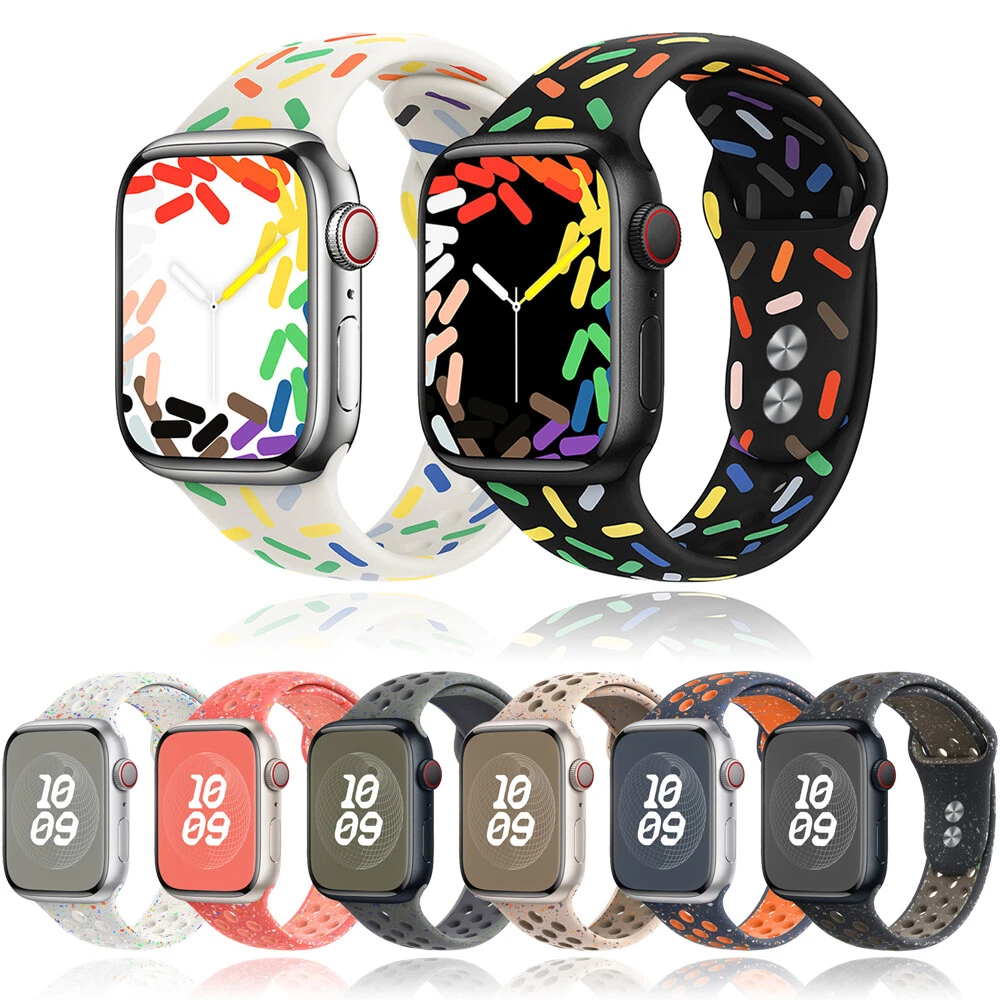 For Apple Watch 9 8 7 6 SE Ultra 2 Pride Edition Sport Band Strap 44 41 45 49mm