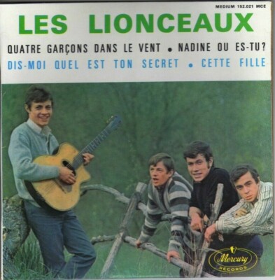LES LIONCEAUX FOUR GARCONS DANS LE VENT (A HARD DAYS NIGHT - BEATLES) FRANZÖSISCH EP