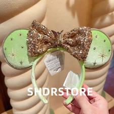 Disney authentic shanghai 9th anniversary Tinker Bell Minnie mouse ear Headband