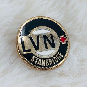 Stanbridge University LVN Graduate Enamel California Nursing School Lapel Pin