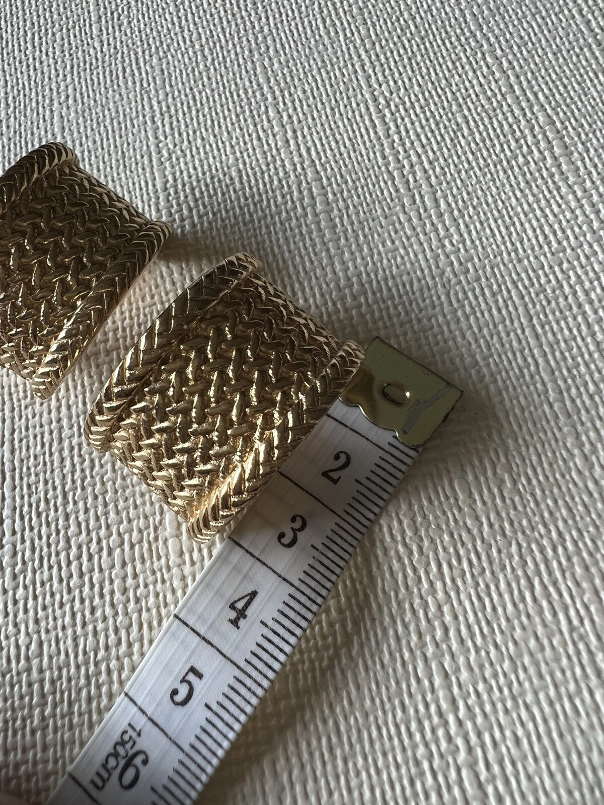 Clips d'oreilles bijoux Christian DIOR bijoux fantaisie vintage véritable plaqué or TOP !!