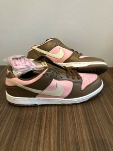 nike dunks pink and brown