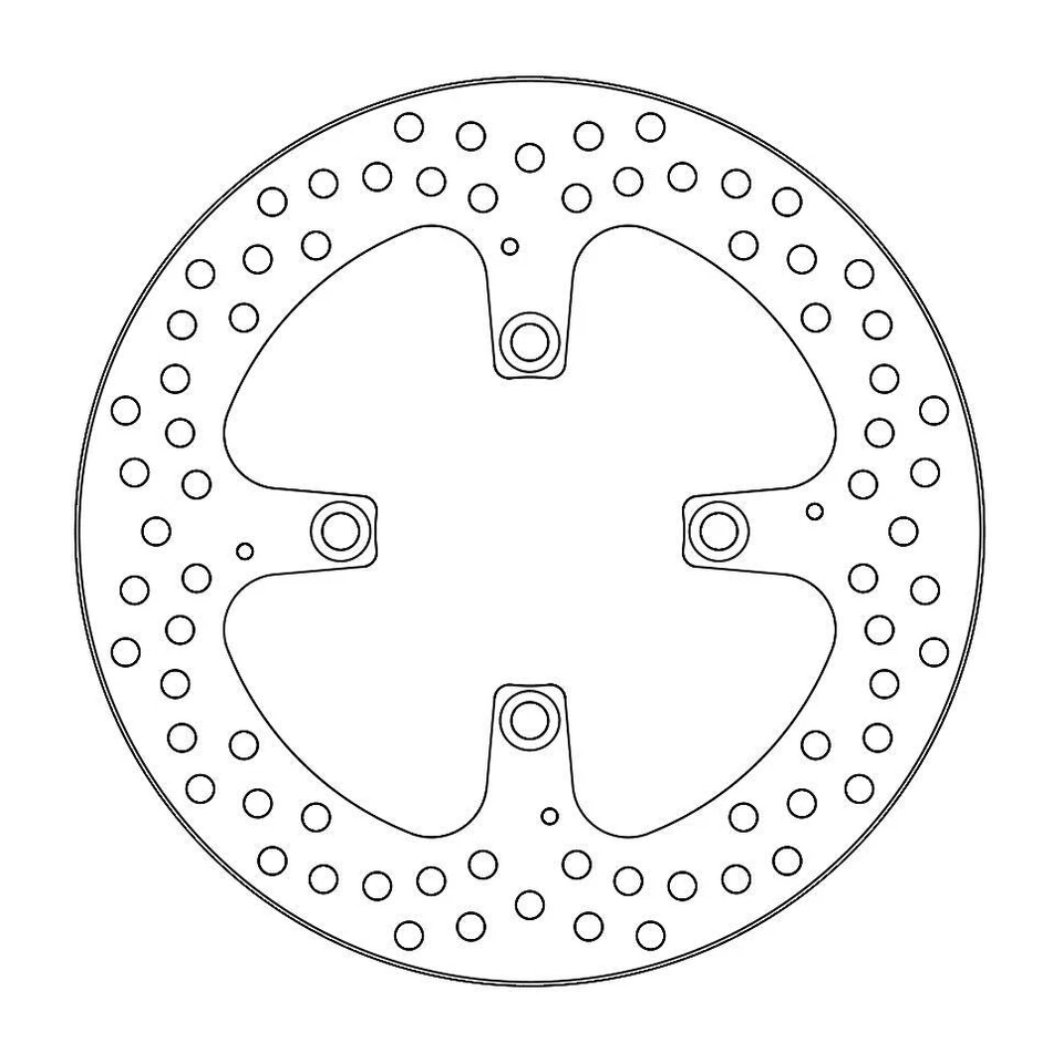 Disco de freno trasero Moto Master para Ducati Multistrada 1200 S Pikes Peak 2011-2014 Foto 2 de 4