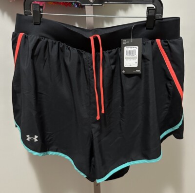 Under Armour Plus Size Fly By 2.0 Shorts Black Size 1X | NWT