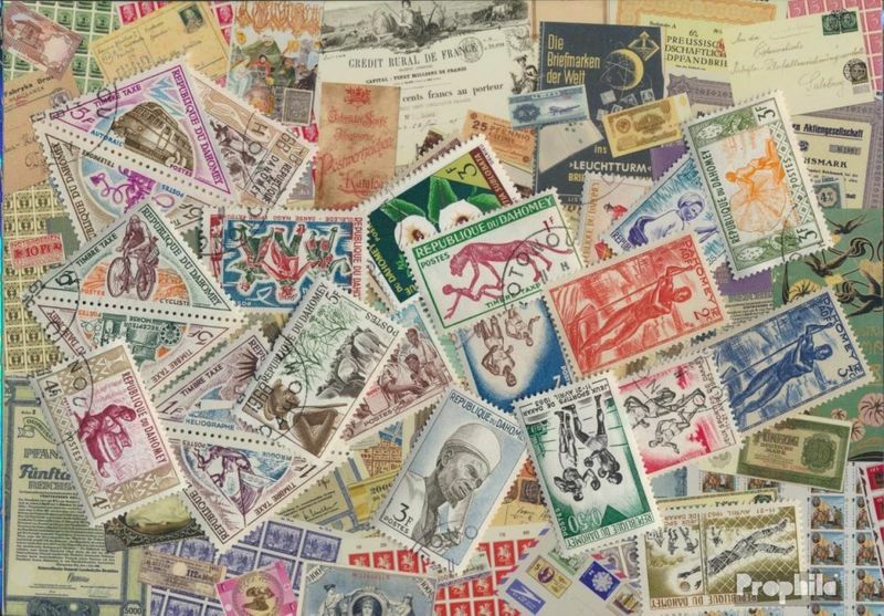 Prophila Collection Briefmarken-Set 'Dahomey' – 50 Verschiedene Marken, Ungebraucht & Ungesehen | Für Sammler