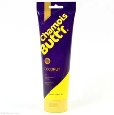 Chamois Butt'r Coconut Skin Anti-Chafe Cream 8oz 235ml Tube Bike Shorts Butter