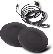 TYLT Shield 2 Pack Wireless Charger Pad | Wireless Charging Station | Qi-black