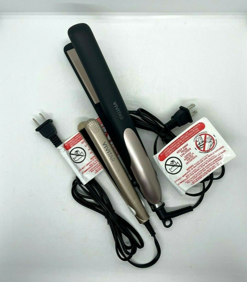 VIVITAR Simply Beautiful Duo Ceramic Flat Iron FREE SHIPPINGa