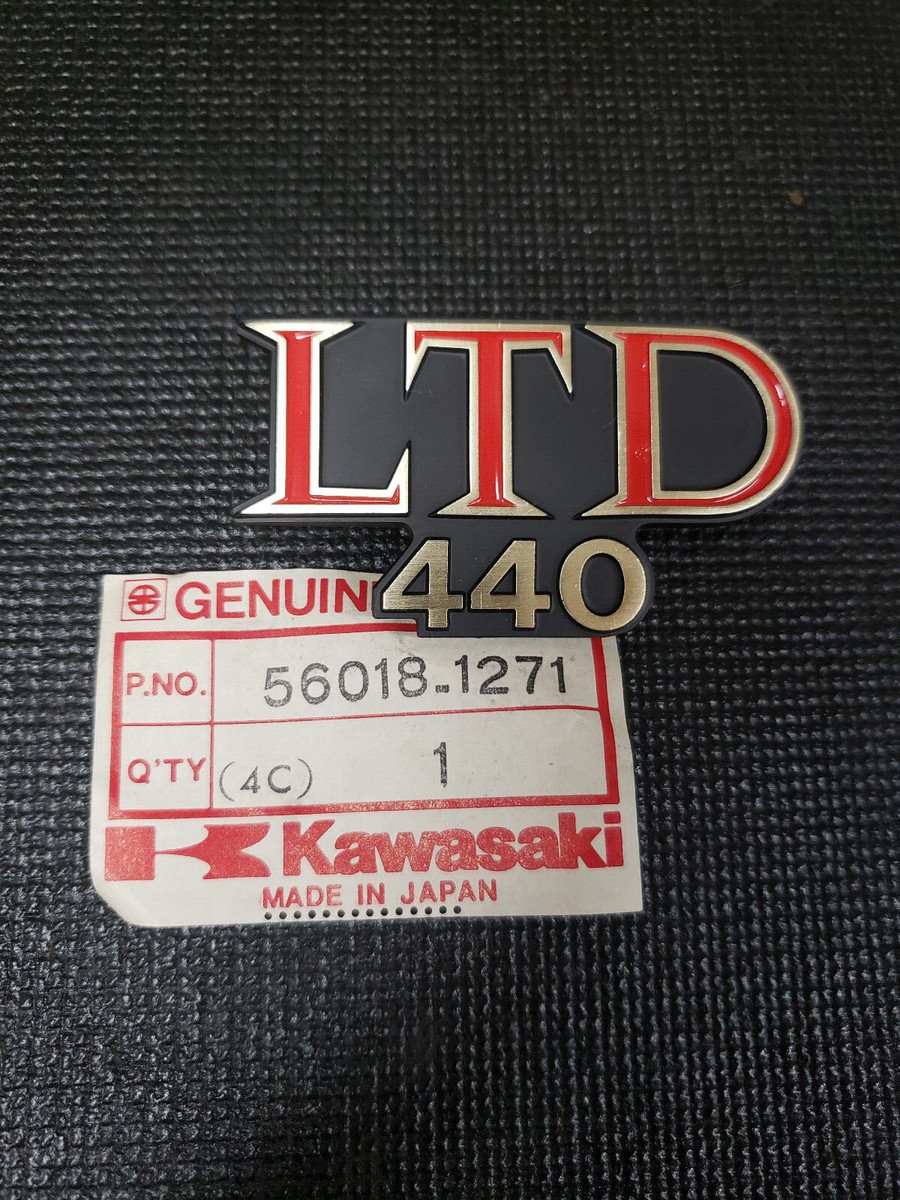 らい ページ KAWASAKI OEM NOS SIDE PANEL EMBLEM 56018-1271 KZ440 LTD Z440 LTD