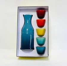 Le Creuset SAKE Set Tokkuri Ochoko Rainbow Color from Japan