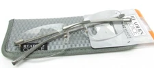 Foster Grant Rimless Reading Glasses with Case AL 12 GUN 51/18-138 Chs Diopter