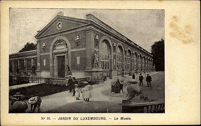Luxemburg Lëtzebuerg Luxembourg ~1900 Jardin Musée Museum Verl. Sénat ungelaufen