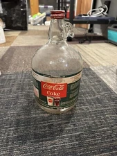 Vintage Coca Cola coke syrup one gallon glass jug bottle Free Shipping
