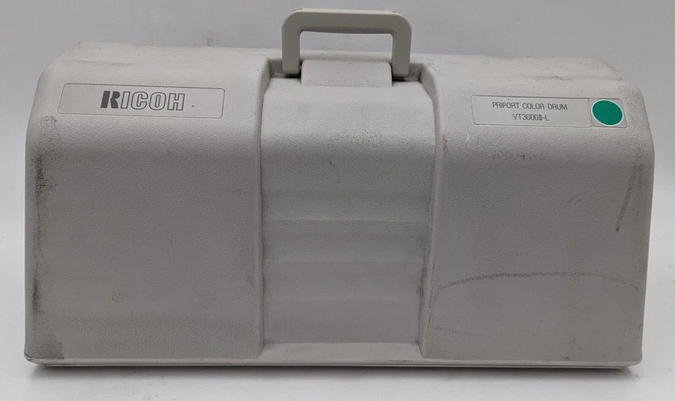 Ricoh Priport VT 3000II-L Digital Duplicator GREEN Color Drum Unit  w/Case -Used - Image 2 of 4