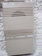 Commodore 64 C64 Model 1668 Modem/300 Plug-in/Adapter UNTESTED