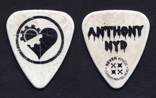New Years Day Anthony Barro Signature White Guitar Pick - 2011 Tour NYD