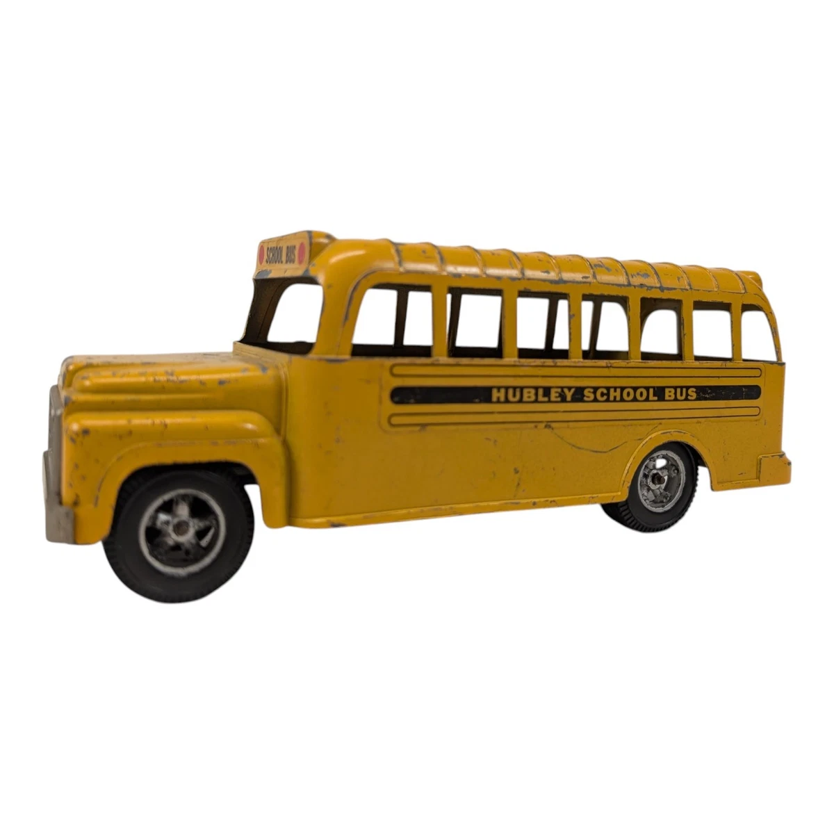 アンティーク HUBLEY MADE IN USA　バス　ハブリースクールバス Hubley Diecast Buses Vintage Manufacture Diecast Cars, Trucks
