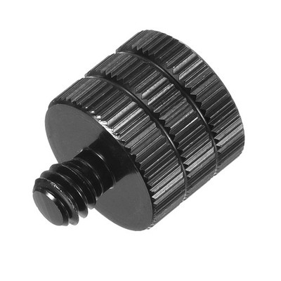 Mic Stand Adapter, M5 Female to 1/4 Male Screw Thread for Camera Tripod