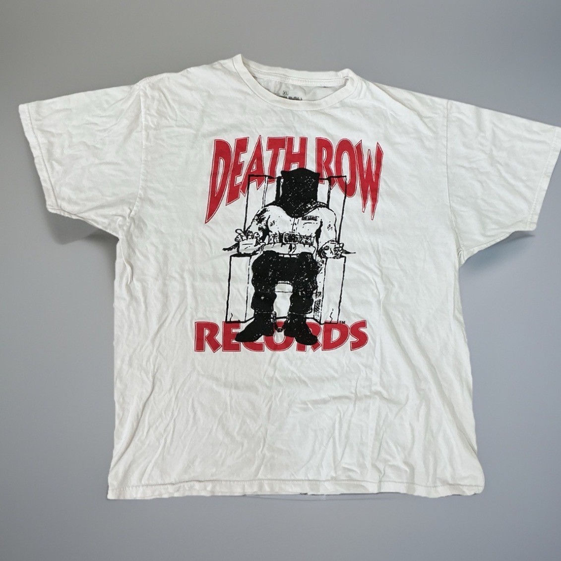 FILA T shirt ufficiale Death Row Records stampa grafica XL