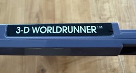 3-D WorldRunner Complete in Box CIB Hangtab FIRST PRINT Nintendo NES 1987 RARE🔥