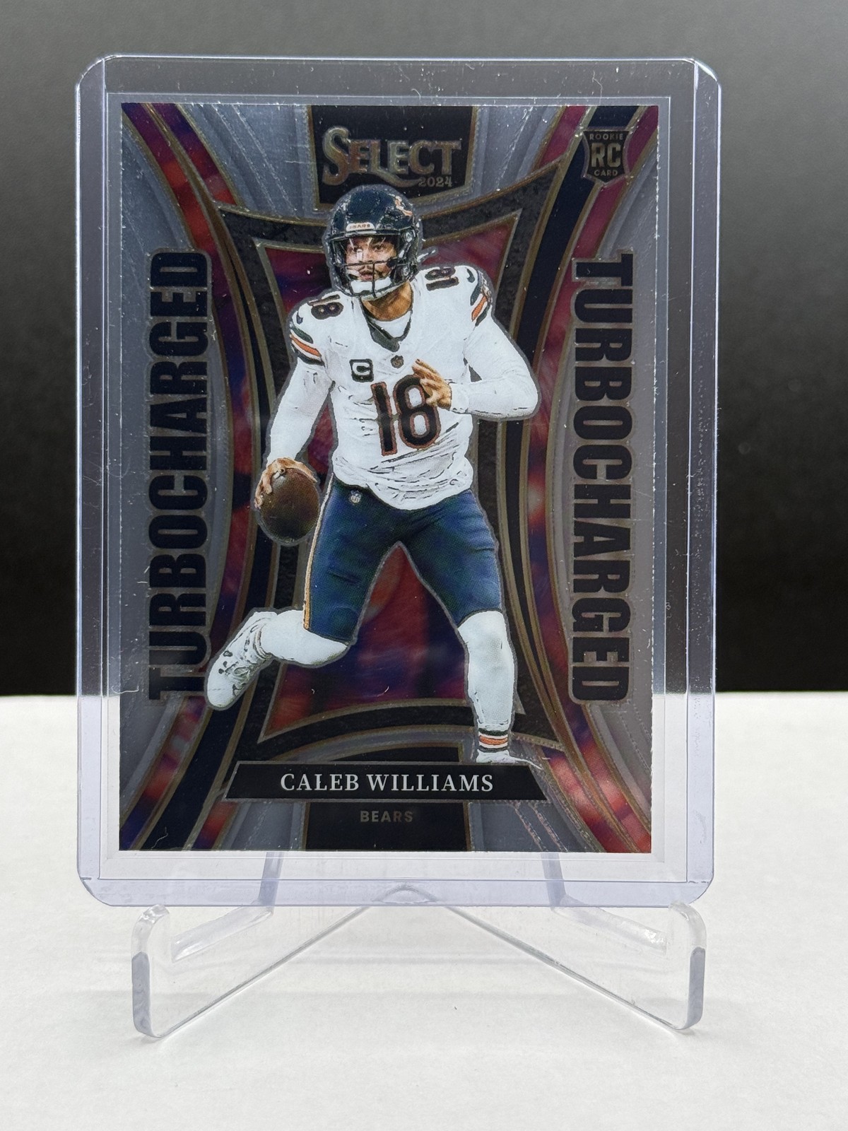 Caleb Williams 2024 Panini Select Turbocharged RC Chicago Bears #11