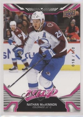 2022-23 Upper Deck MVP Magenta 18/100 Nathan MacKinnon #216 0dg