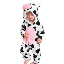 Baby Cow Costumes Unisex Toddler Outfit Halloween Dress Up Romper 2-3 Years