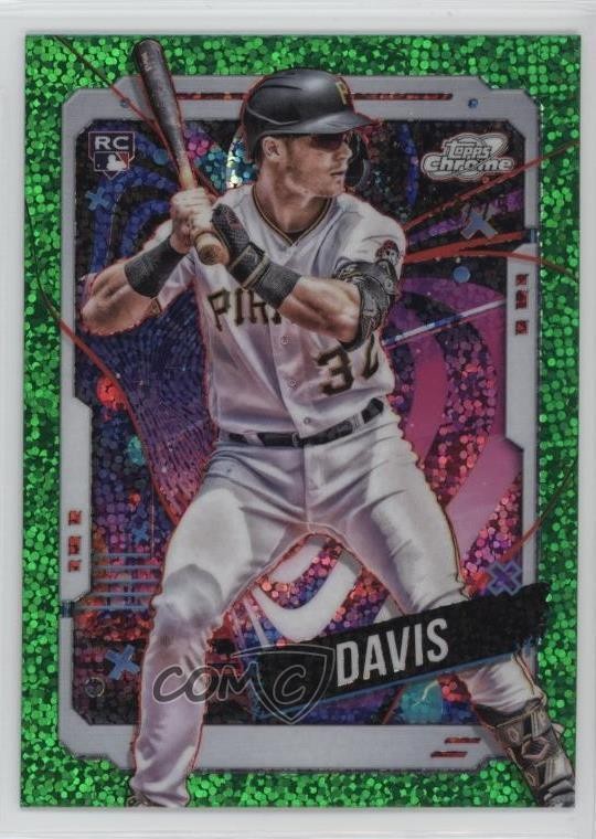 2024 Topps Cosmic Chrome Green Space Dust Refractor /75 Henry Davis #100 07m7
