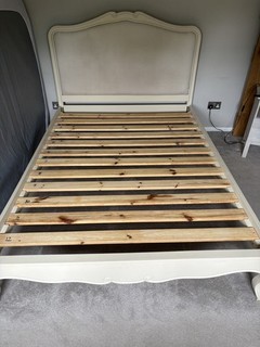 Juliette Double Bed frame Beige French Style