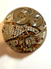 1906 WALTHAM 16S CRESCENT ST 21J LEVER SET POCKET WATCH MOVEMENT RUNS KEEPS TIME