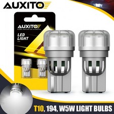 2x AUXITO T10 W5W LED Side Light Bulbs Kit 5500K White Canbus Error Free 3020SMD