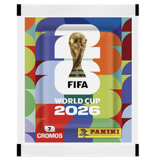 Panini FIFA World Cup 2026 Figurinha Brasil Pack 7 Stickers Soccer