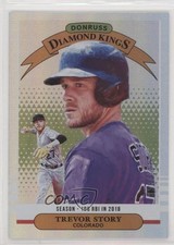 2019 Panini Donruss Diamond Kings Season Stat Line 98/108 Trevor Story #27 0c6