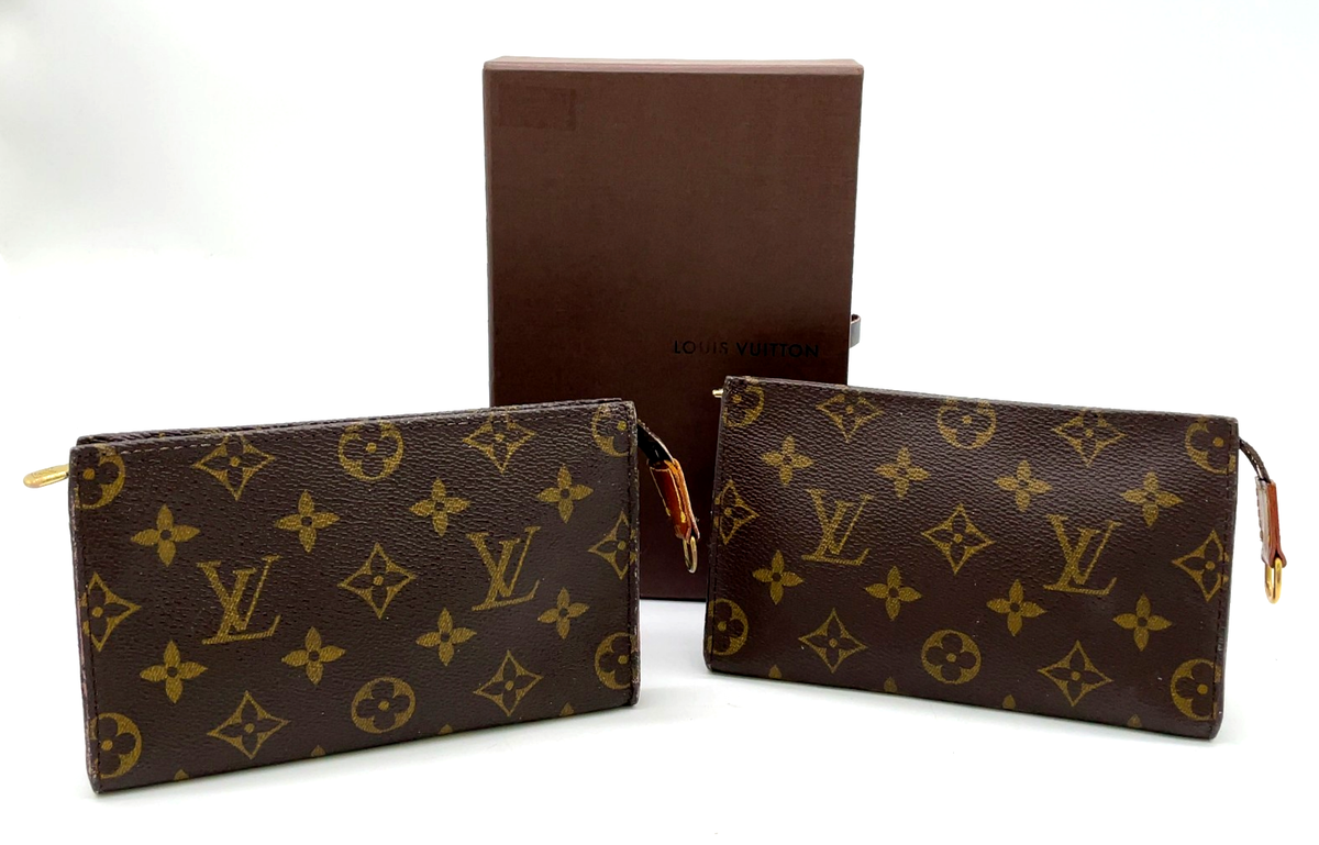 Authentic Louis Vuitton Monogram Bucket PM Pouch Only M42238 W/B