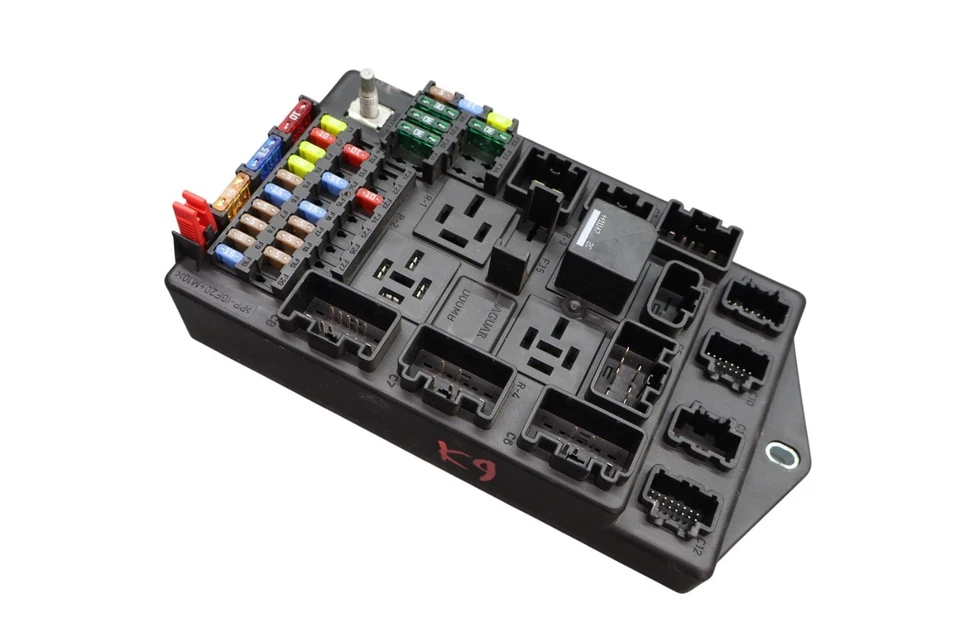 Caja de fusibles relé delantero 10-11 Jaguar XK XKR XKR-S X150 8W8314B476AD OEM Foto 4 de 4