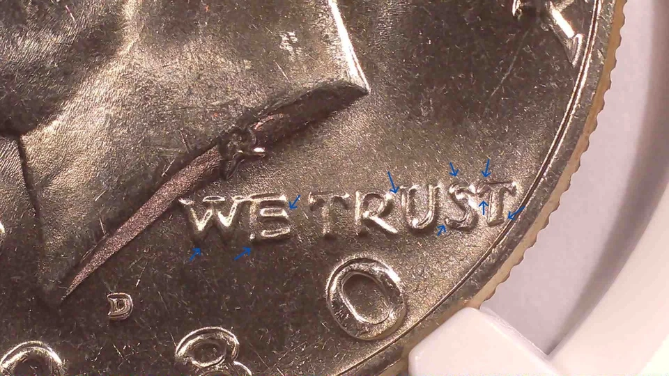 1980-D Kennedy Half Dollar NGC MS66 JFK DDO Brilliant Uncirculated - Image 3 of 4