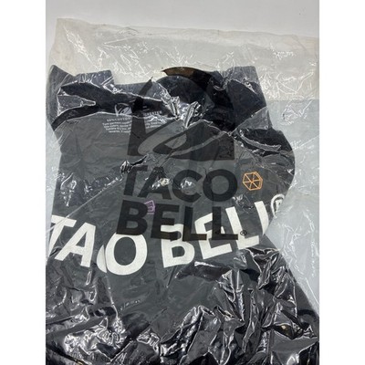 Taco Bell Employee Uniform Lot 8pc Aprons Shirts XL L 3X Black HPI TBN1008BK NEW