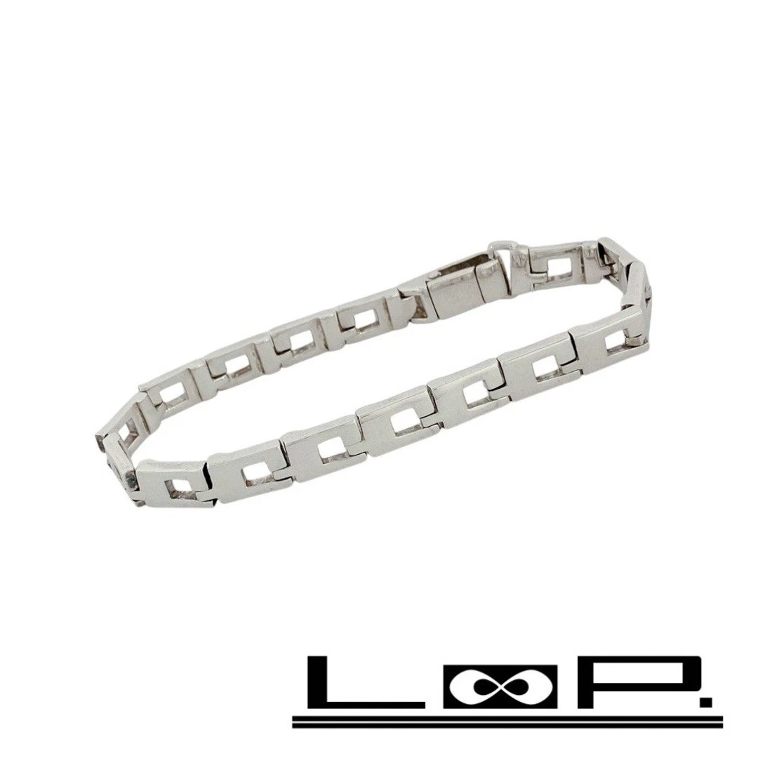 Gucci Accessorio Bracciale Forma G Argento SV 925 #18 Scatola 4 Usato0