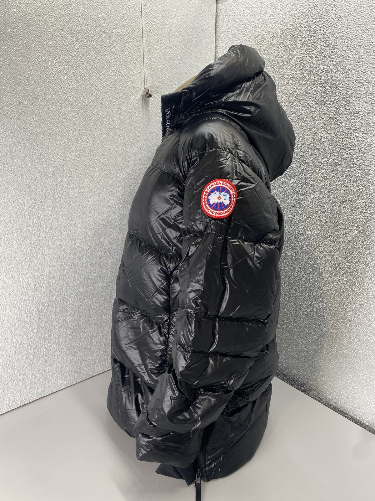 Canada Goose Womens Cypress Packable 750 Fill Down Puffer Jacket Size L Black thumbnail 4